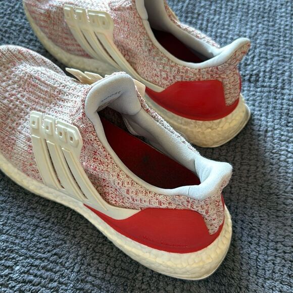 Adidas Ultraboost W Running Shoes Women’s 7.5 Cream Red Knit No Laces DB3209 - Picture 16 of 16